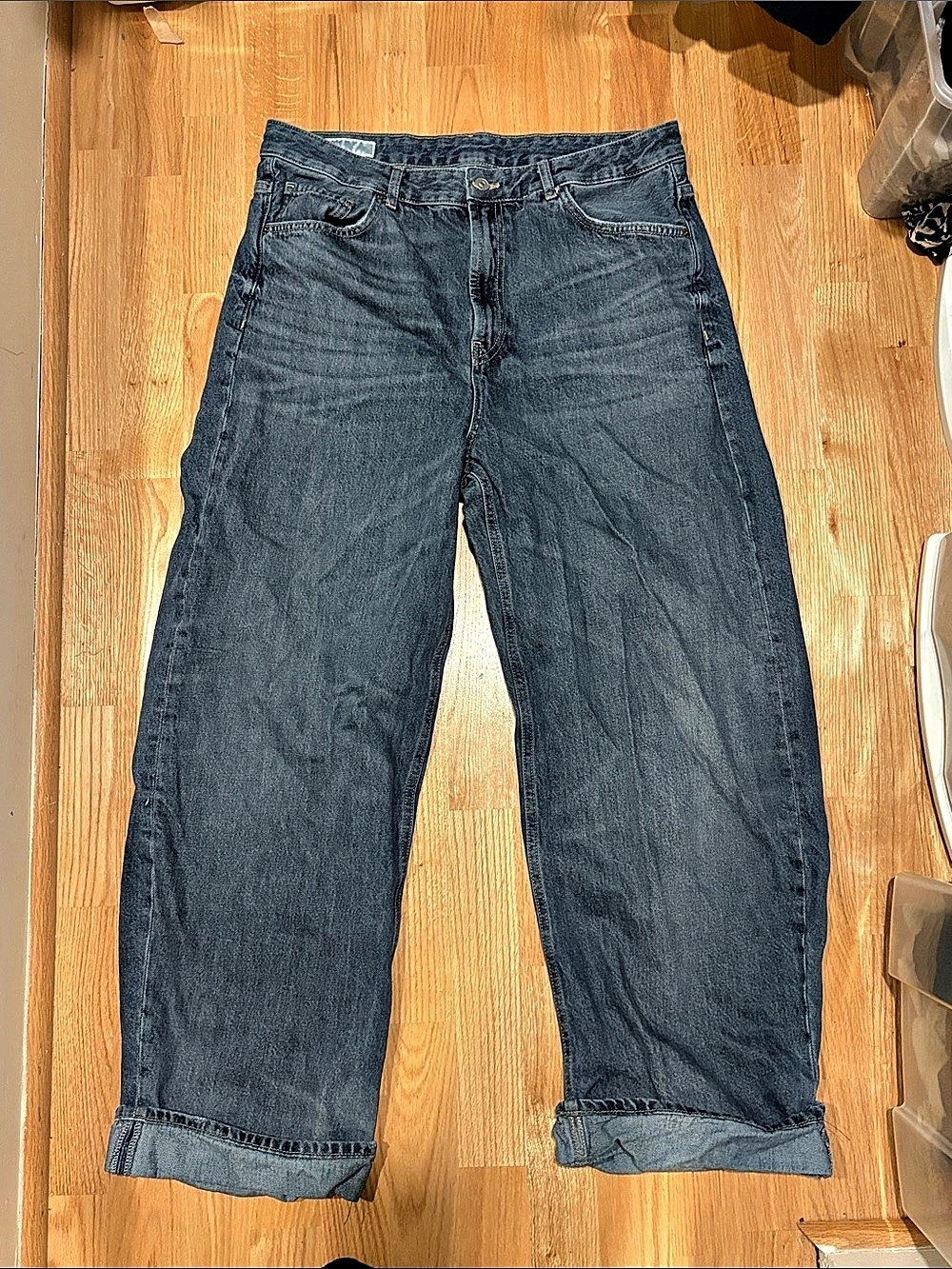 Zara low baggy jeans